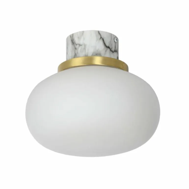 Plafonnier Lucide LORENA Aspect marbre, 1 lumière