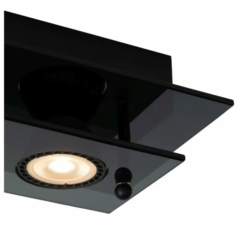 Plafonnier Lucide OKNO Noir, 3 lumières