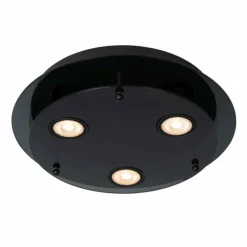 Plafonnier Lucide OKNO Noir, 3 lumières