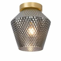 Plafonnier Lucide ROSALIND Laiton, 1 lumière