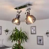 Plafonnier Lulea Chrome, 2 lumières
