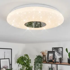 Plafonnier Lumsden LED Blanc, 1 lumière, Détecteur de mouvement