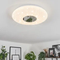 Plafonnier Lumsden LED Blanc, 1 lumière, Détecteur de mouvement