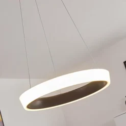 Plafonnier Mackay LED Anthracite, Blanc, 1 lumière, Télécommandes