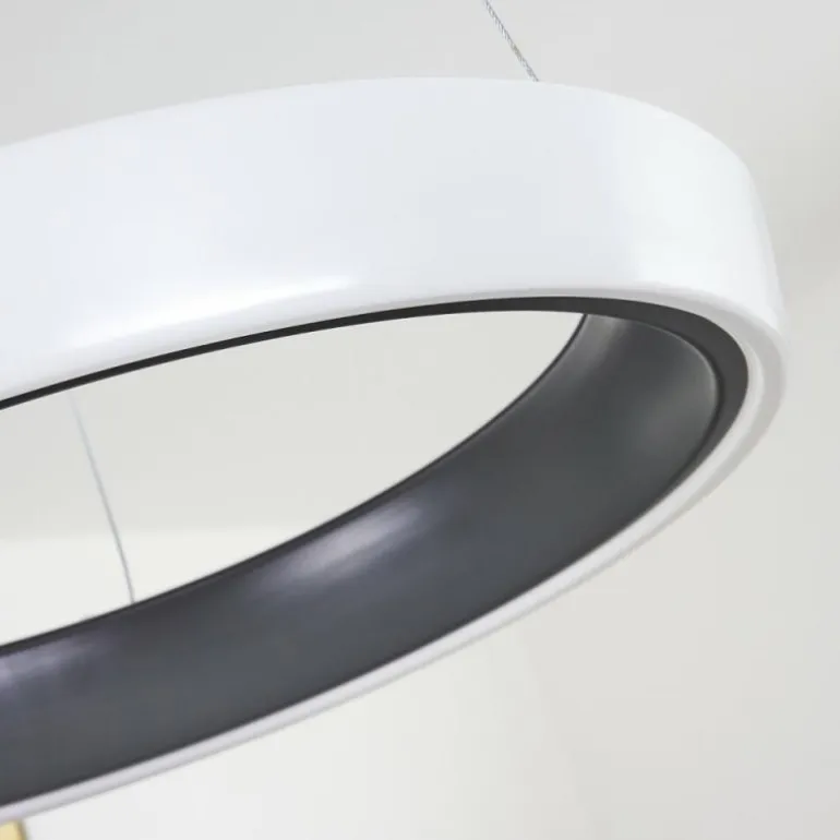 Plafonnier Mackay LED Anthracite, Blanc, 1 lumière, Télécommandes
