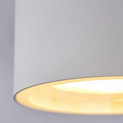 Plafonnier Macoupin Blanc, 1 lumière