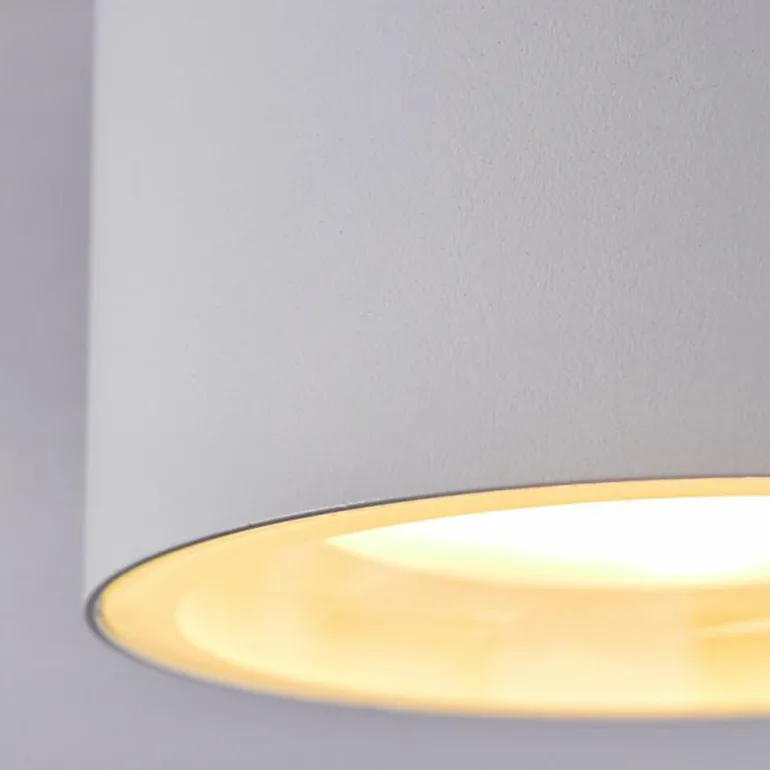 Plafonnier Macoupin Blanc, 1 lumière