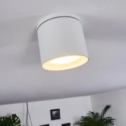 Plafonnier Macoupin Blanc, 1 lumière