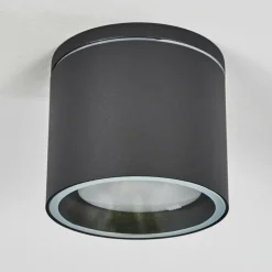 Plafonnier Macoupin Noir, 1 lumière
