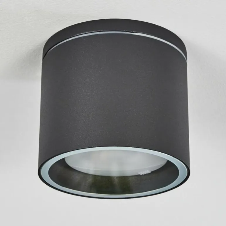 Plafonnier Macoupin Noir, 1 lumière