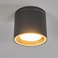 Plafonnier Macoupin Noir, 1 lumière