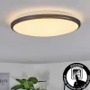 Plafonnier Magdala LED Noir, Blanc, 1 lumière