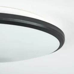Plafonnier Magdala LED Noir, Blanc, 1 lumière
