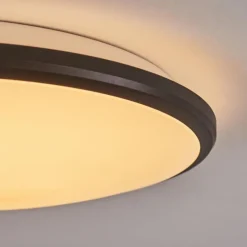 Plafonnier Magdala LED Noir, Blanc, 1 lumière