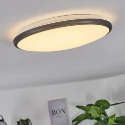 Plafonnier Magdala LED Noir, Blanc, 1 lumière