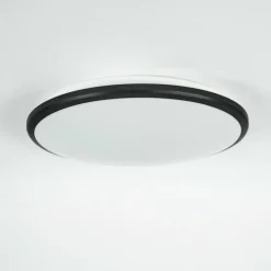 Plafonnier Magdala LED Noir, Blanc, 1 lumière
