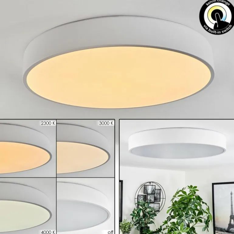 Plafonnier Maho LED Blanc, 1 lumière