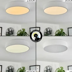 Plafonnier Maho LED Blanc, 1 lumière