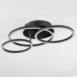Plafonnier Malanie LED Noir, 1 lumière