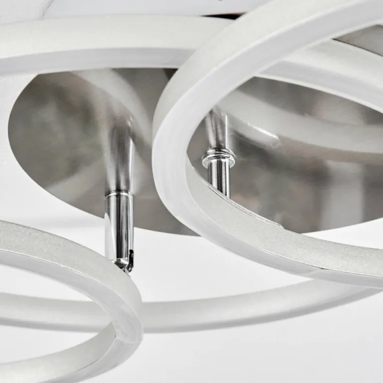 Plafonnier Malanje LED Nickel mat, 3 lumières