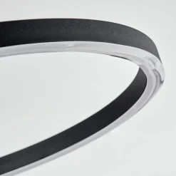 Plafonnier Malanje LED Noir, 4 lumières