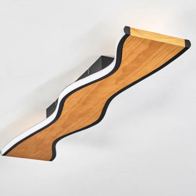Plafonnier Malling LED Écru, Noir, Blanc, 1 lumière