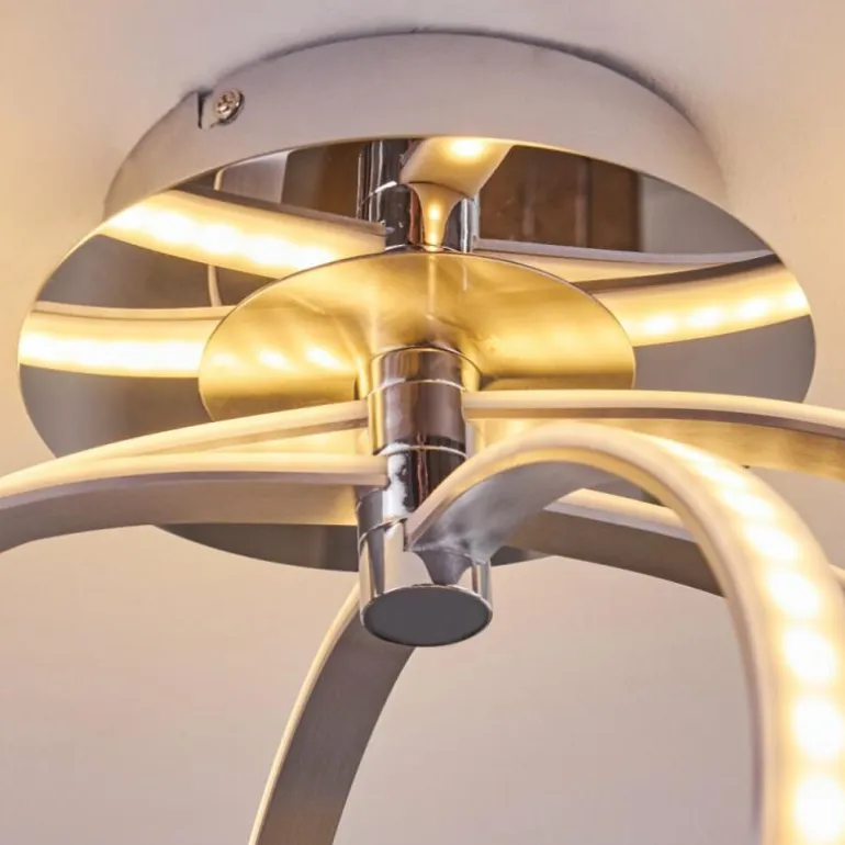 Plafonnier Maluma Chrome, 1 lumière