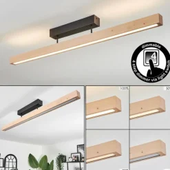 Plafonnier Mansupa LED Écru, Noir, 3 lumières