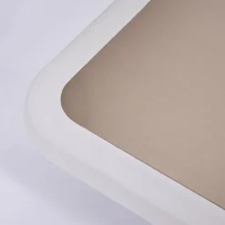 Plafonnier Manzanales LED Chrome, 1 lumière, Télécommandes