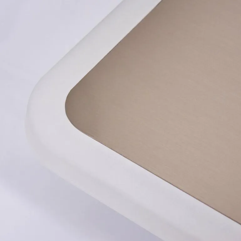Plafonnier Manzanales LED Chrome, 1 lumière, Télécommandes