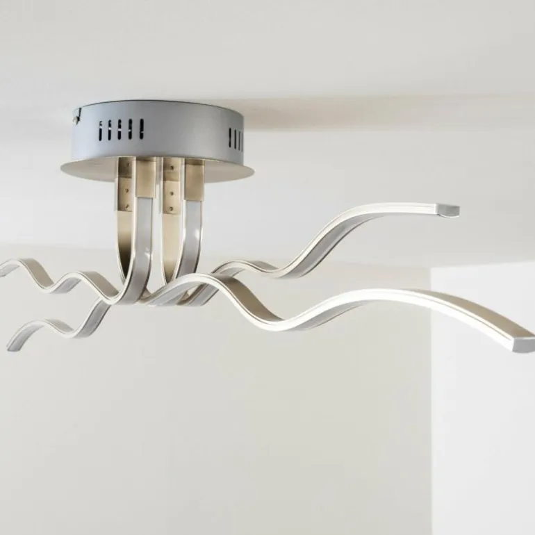 Plafonnier Mapleton LED Chrome, 4 lumières