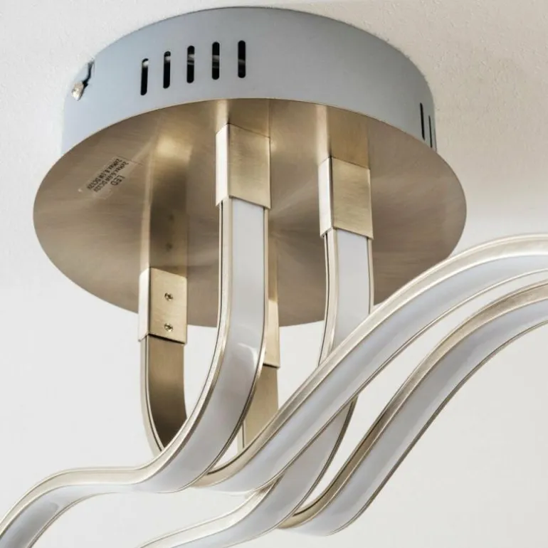 Plafonnier Mapleton LED Chrome, 4 lumières