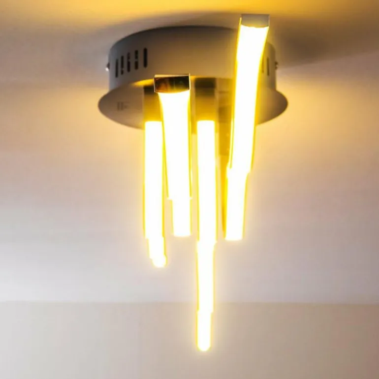 Plafonnier Mapleton LED Chrome, 4 lumières