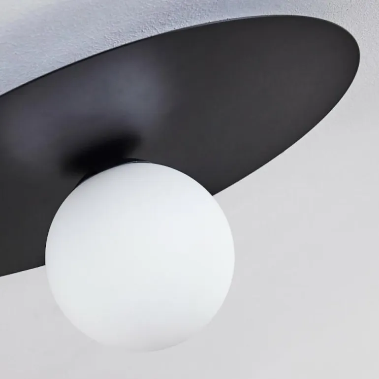 Plafonnier Marahu Noir, 1 lumière