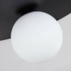 Plafonnier Marahu Noir, 1 lumière