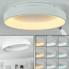 Plafonnier Maraya LED Blanc, 1 lumière, Télécommandes
