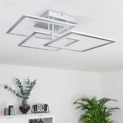 Plafonnier Marcus LED Argenté, 1 lumière