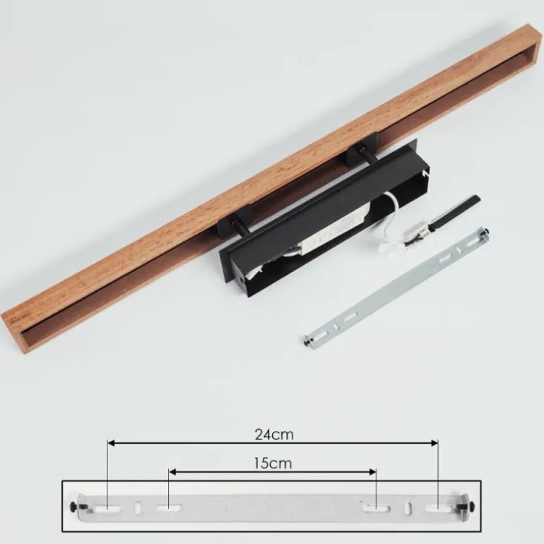 Plafonnier Maumela LED Noir, 1 lumière