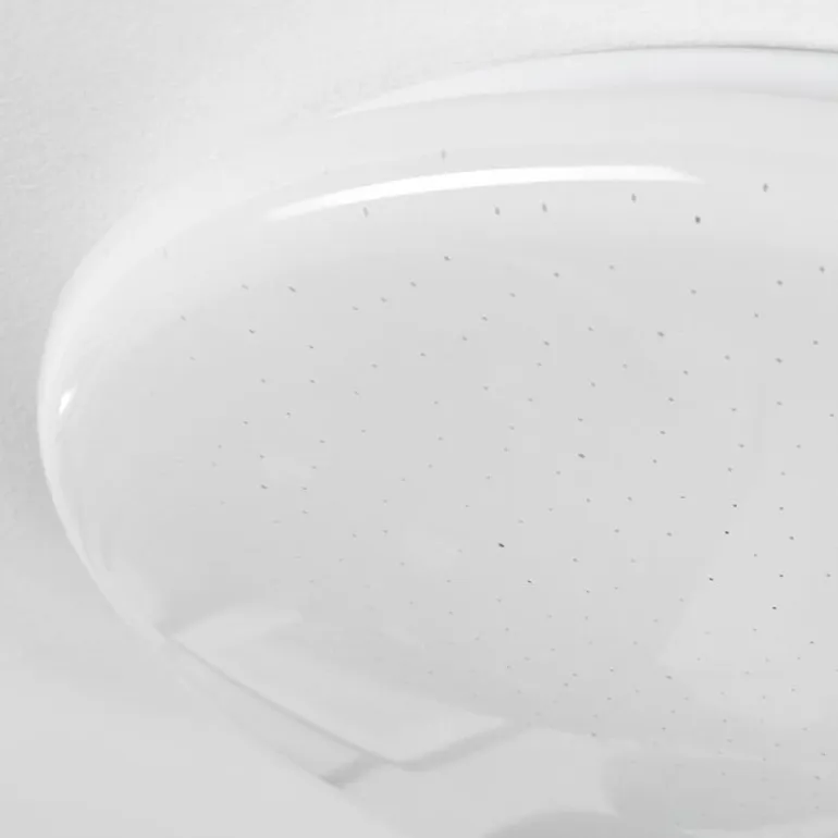 Plafonnier Melres LED Blanc, 1 lumière, Télécommandes
