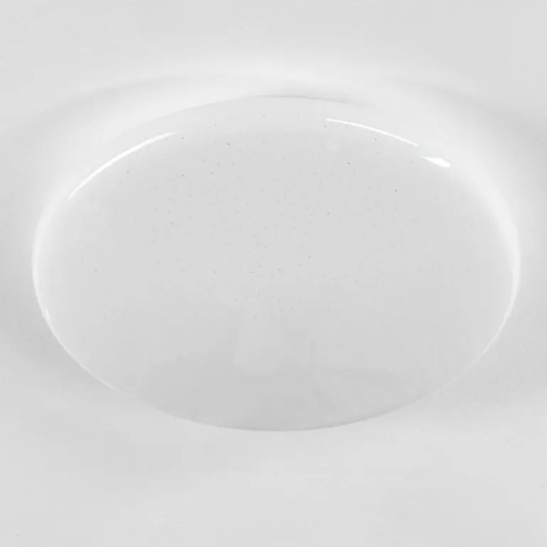 Plafonnier Melres LED Blanc, 1 lumière, Télécommandes
