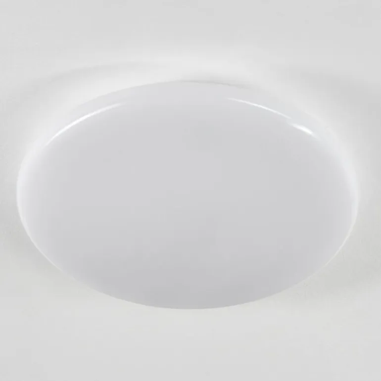Plafonnier Melres LED Blanc, 1 lumière, Télécommandes