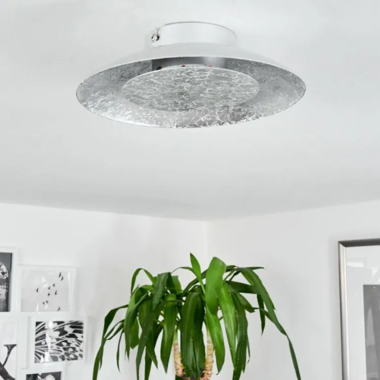 Plafonnier Merlo LED Argenté, 1 lumière
