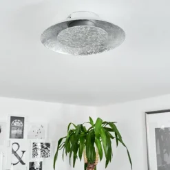 Plafonnier Merlo LED Argenté, 1 lumière