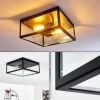 Plafonnier Moatize Noir, 2 lumières
