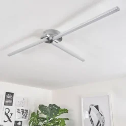 Plafonnier Mohlin LED Nickel mat, 3 lumières