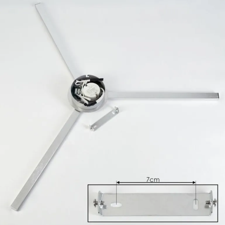 Plafonnier Mohlin LED Nickel mat, 3 lumières