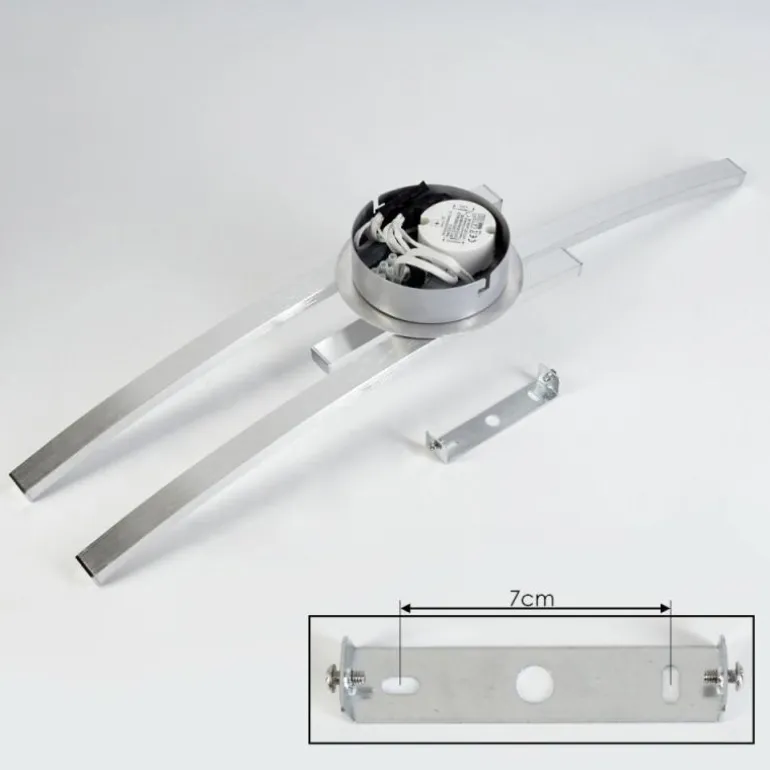 Plafonnier Mohlin LED Nickel mat, 3 lumières