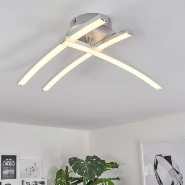 Plafonnier Mohlin LED Nickel mat, 3 lumières