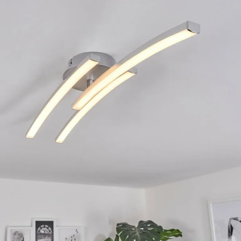 Plafonnier Mohlin LED Nickel mat, 3 lumières