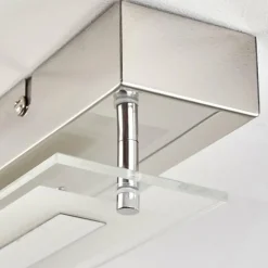 Plafonnier Morges LED Chrome, 1 lumière